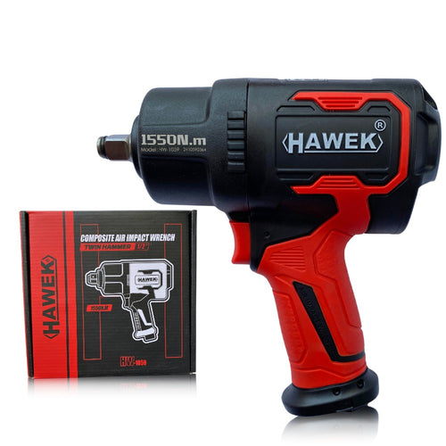 ПНЕВМАТИЧЕН УДАРЕН ГАЙКОВЕРТ С КЪС ШПИНДЕЛ 1/2“ 1550NM HAWEK