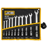 ГЛУХИ ЗВЕЗДОГАЕЧНИ КЛЮЧОВЕ (8-21мм) КОМПЛЕКТ 10 ЧАСТИ JCB