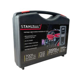КОМПЛЕКТ МУЛТИФУНКЦИОНАЛЕН АВТОМОБИЛЕН СТАРТЕР И КОМПРЕСОР – JUMP STARTER 20000mAh STAHLMAYER