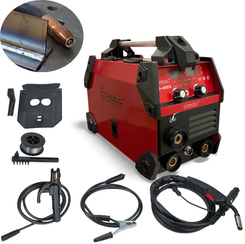 КОМБИНИРАН ТЕЛОПОДАВАЩ АПАРАТ MIG / MAG / MMA ЗА ЗАВАРЯВАНЕ БЕЗ ГАЗ 400А STAHLMAYER RED LINE