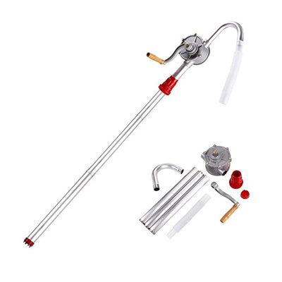 АЛУМИНИЕВА РЪЧНА РОТАЦИОННА ПОМПА ЗА ИЗТОЧВАНЕ НА МАСЛО И ДИЗЕЛОВО ГОРИВО ОТ ВАРЕЛИ STAHLMAYER