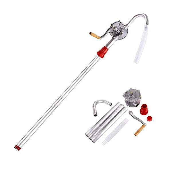 АЛУМИНИЕВА РЪЧНА РОТАЦИОННА ПОМПА ЗА ИЗТОЧВАНЕ НА МАСЛО И ДИЗЕЛОВО ГОРИВО ОТ ВАРЕЛИ STAHLMAYER