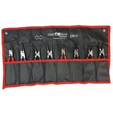 ПРОФЕСИОНАЛЕН КОМПЛЕКТ ЗЕГЕР КЛЕЩИ 8 ЧАСТИ KRAFTWELLE