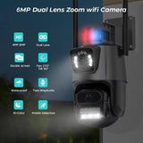 БЕЗЖИЧНА ДВОЙНА WIFI УПРАВЛЯЕМА ULTRA HD КАМЕРА С НОЩНО ВИЖДАНЕ 8 Х ZOOM И АЛАРМА