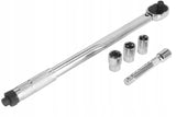 ДИНАМОМЕТРИЧЕН КЛЮЧ 1/2″ 28 – 210 NM + КОМПЛЕКТ ВЛОЖКИ (17, 19, 21 ММ) + УДЪЛЖИТЕЛ 125 ММ MAR-POL