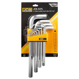 КОМПЛЕКТ „Г“ ОБРАЗНИ ШЕСТОГРАМИ ИМБУС 2-19ММ 13 ЧАСТИ JCB