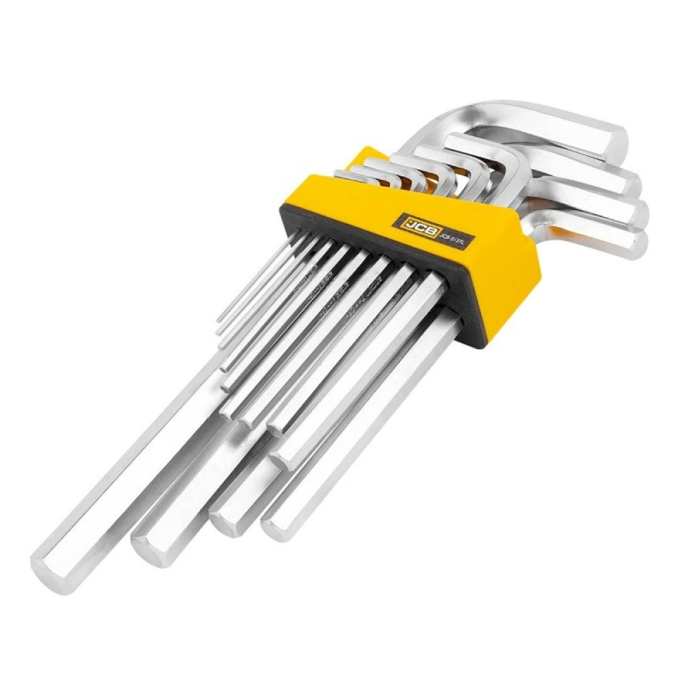 КОМПЛЕКТ „Г“ ОБРАЗНИ ШЕСТОГРАМИ ИМБУС 2-19ММ 13 ЧАСТИ JCB