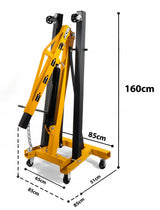 ХИДРАВЛИЧЕН, СГЪВАЕМ КРАН ЗА ДВИГАТЕЛИ ТИП ЖИРАФ 2 ТОНА JCB