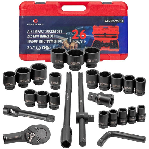 ГЕДОРЕ С УДАРНИ ВЛОЖКИ 26 ЧАСТИ 3/4 12-СТЕННО EVERFORCE