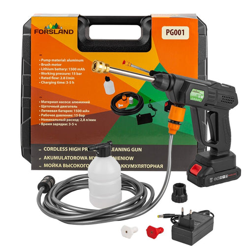 АКУМУЛАТОРНА ВОДОСТРУЙКА FORSLAND 21V