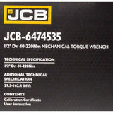 ДИНАМОМЕТРИЧЕН КЛЮЧ С БЪРЗА ФИКСАЦИЯ 1/2″ 40-220 NМ JCB