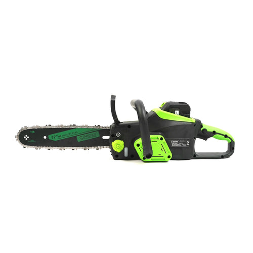 АКУМУЛАТОРБА РЕЗАЧКА 42V 10AН С АВТОМАТИЧНО СМАЗВАНЕ, ДВЕ БАТЕРИИ И ДВЕ ВЕРИГИ STAHLMAYER