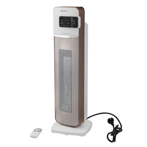 ВЕНТИЛАТОРНА ПЕЧКА С КЕРАМИЧЕН НАГРЕВАТЕЛ, ДИСПЛЕЙ И ДИСТАНЦИОННО 2000W FORCEKRAFT