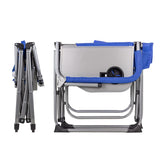 СГЪВАЕМ СТОЛ ЗА КЪМПИНГ С МЕТАЛНА КОНСТРУКЦИЯ И ПОСТАВКА ЗА ЧАША 46 x 50 x 93 СМ FORSAGE