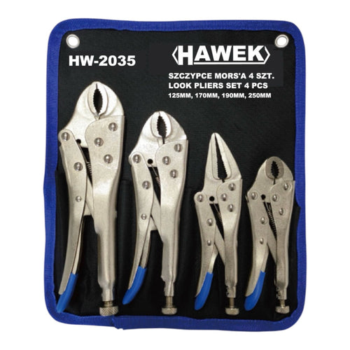 КОМПЛЕКТ КЛЕЩИ ЧИРАЦИ 4 БРОЯ HAWEK