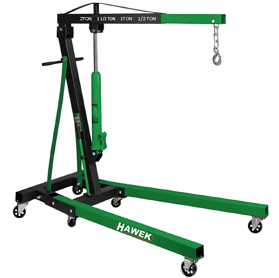 ХИДРАВЛИЧЕН СГЪВАЕМ КРАН ЗА ДВИГАТЕЛИ ТИП ЖИРАФ 2 ТОНА HAWEK